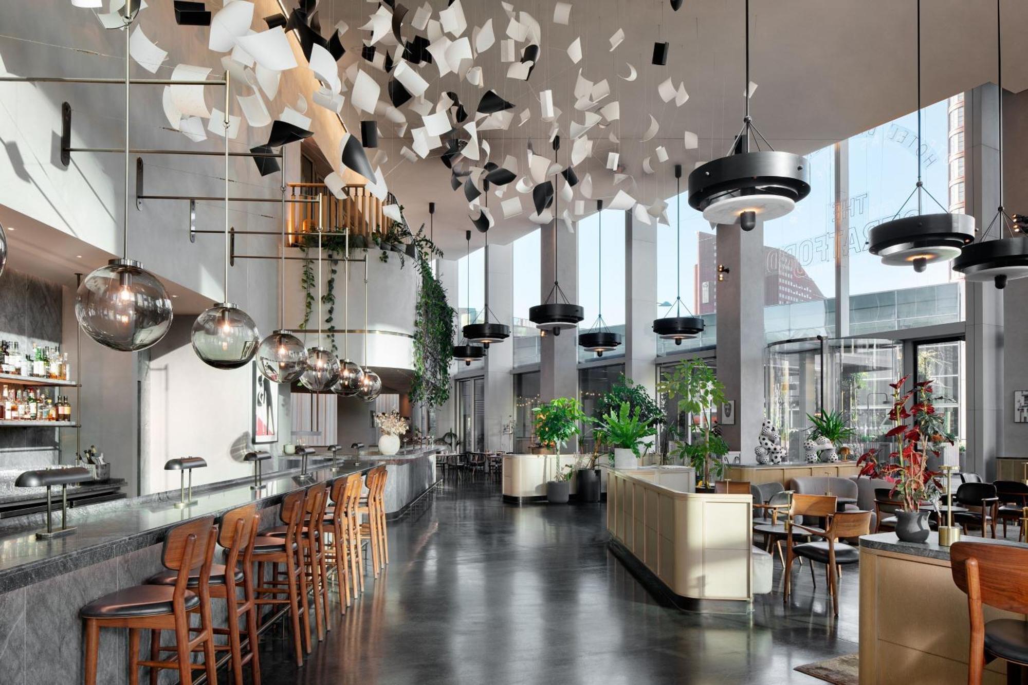 The Stratford, Autograph Collection Hotel London Kültér fotó The interior of the restaurant